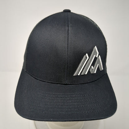 Sawtooth Sports Snapback Trucker Hat Black One Size Pacific Headwear