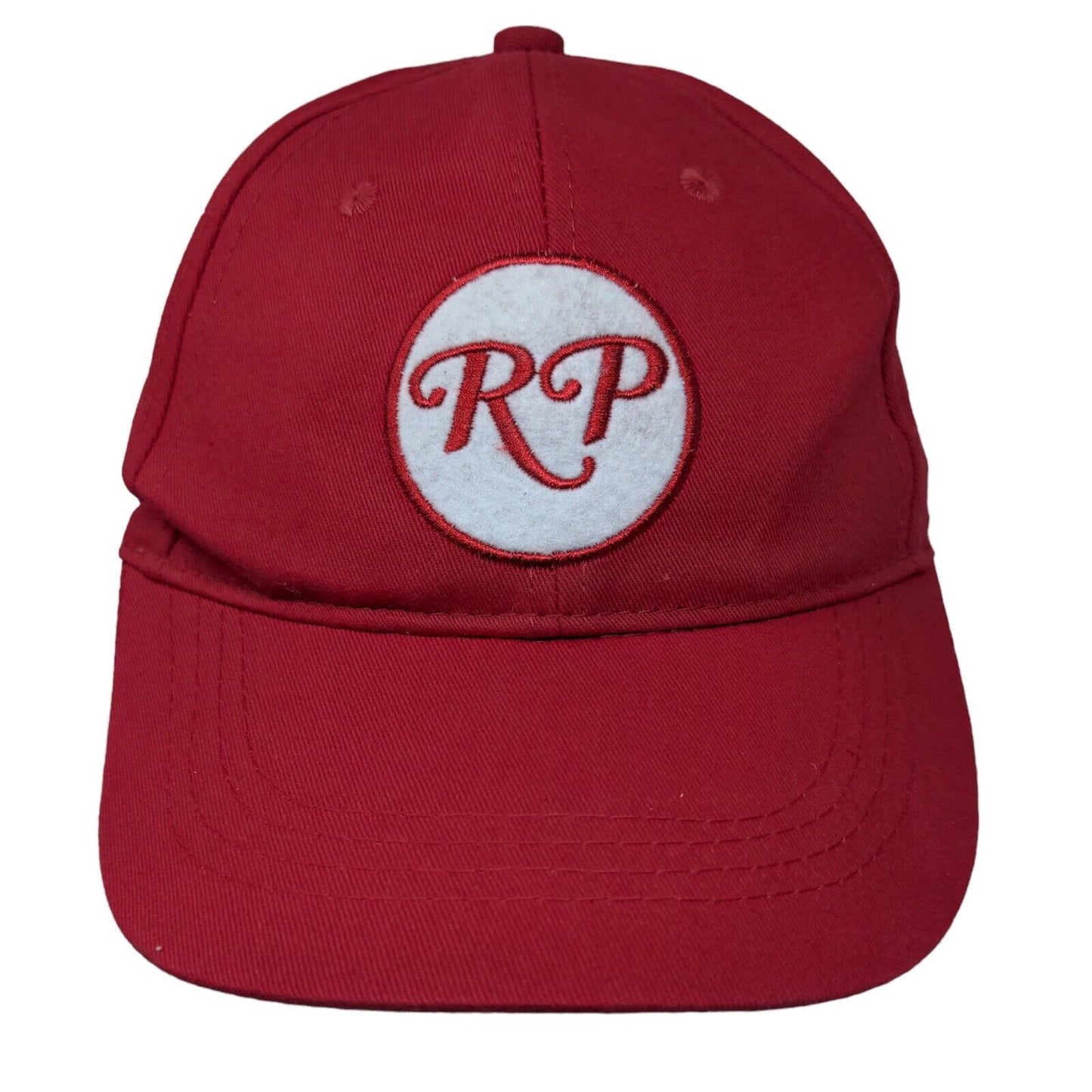 Unbranded Men's Snapback Hat Red Embroidered RP Logo Adjustable