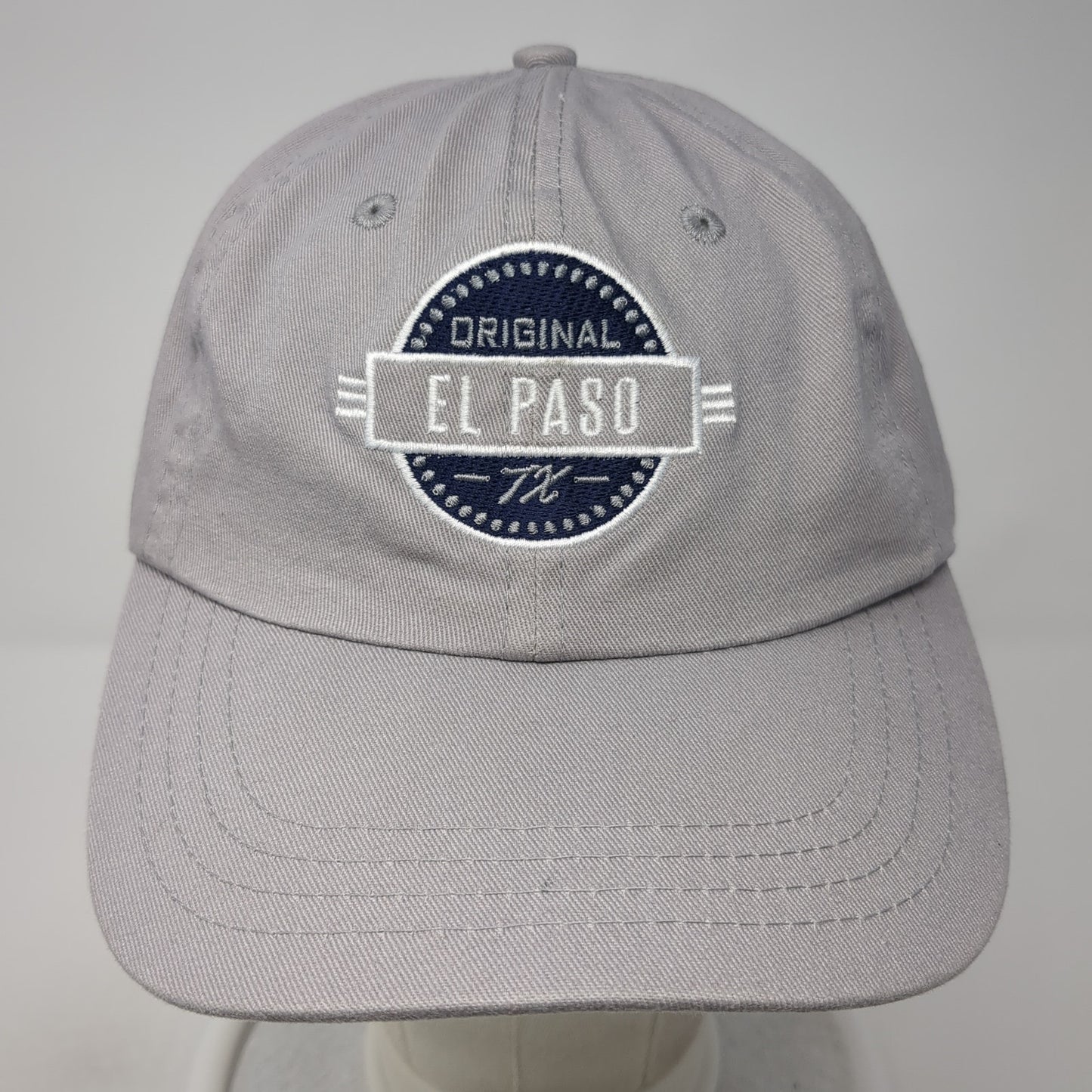 Original El Paso TX Slideback Hat Gray One Size Adjustable Paramount