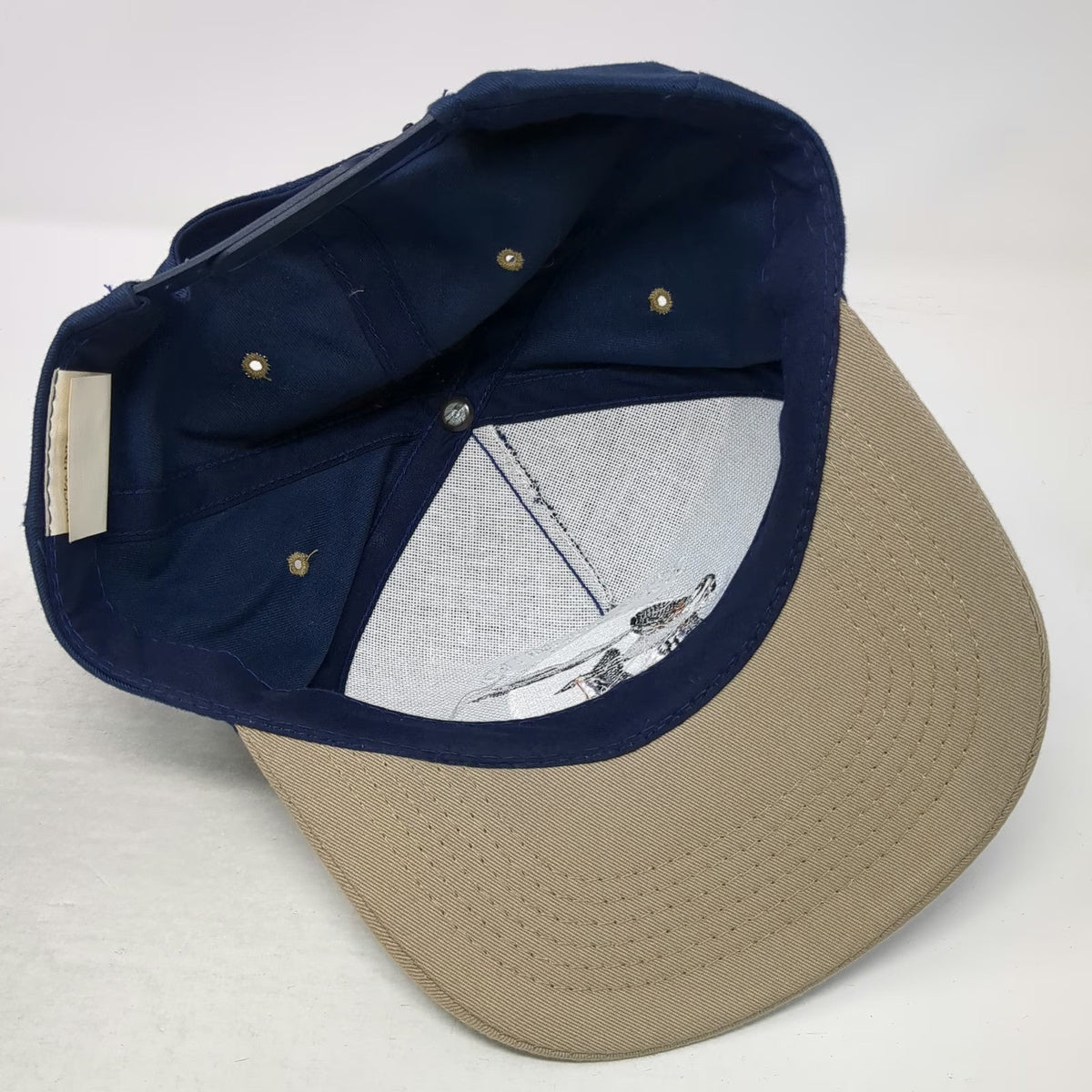 Dorfman Pacific 5 Panel Blue One Size Ducks Unlimited Sponsor Duck Snapback Hat