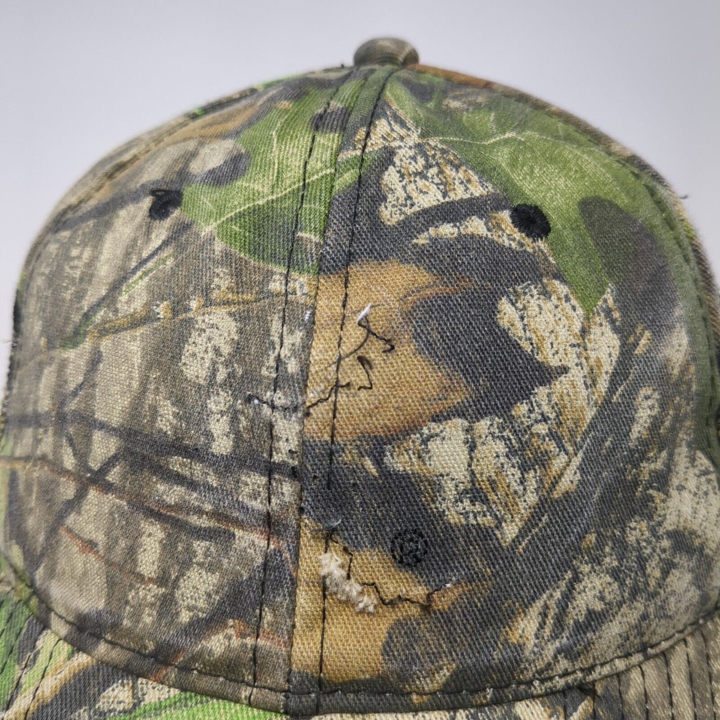 Remington Strapback Trucker Hat Camo One Size Adjustable Mesh Trim