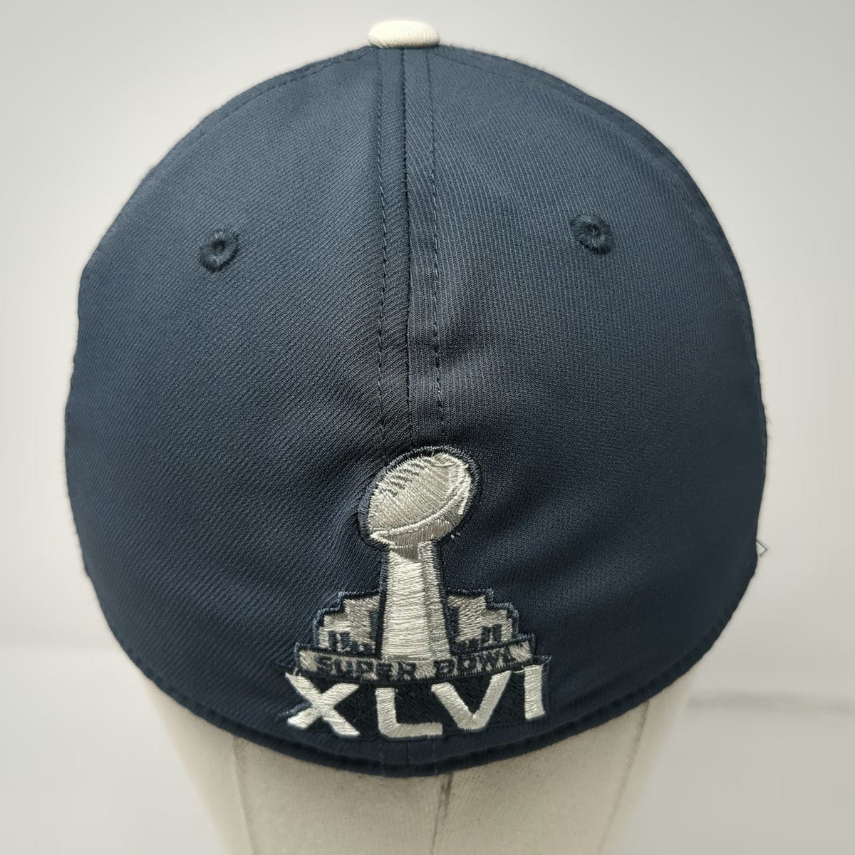 New York Giants NFL Reebok Baseball Cap Blue M Super Bowl XLVI Champions Hat