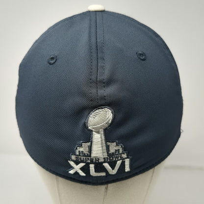 New York Giants NFL Reebok Baseball Cap Blue M Super Bowl XLVI Champions Hat