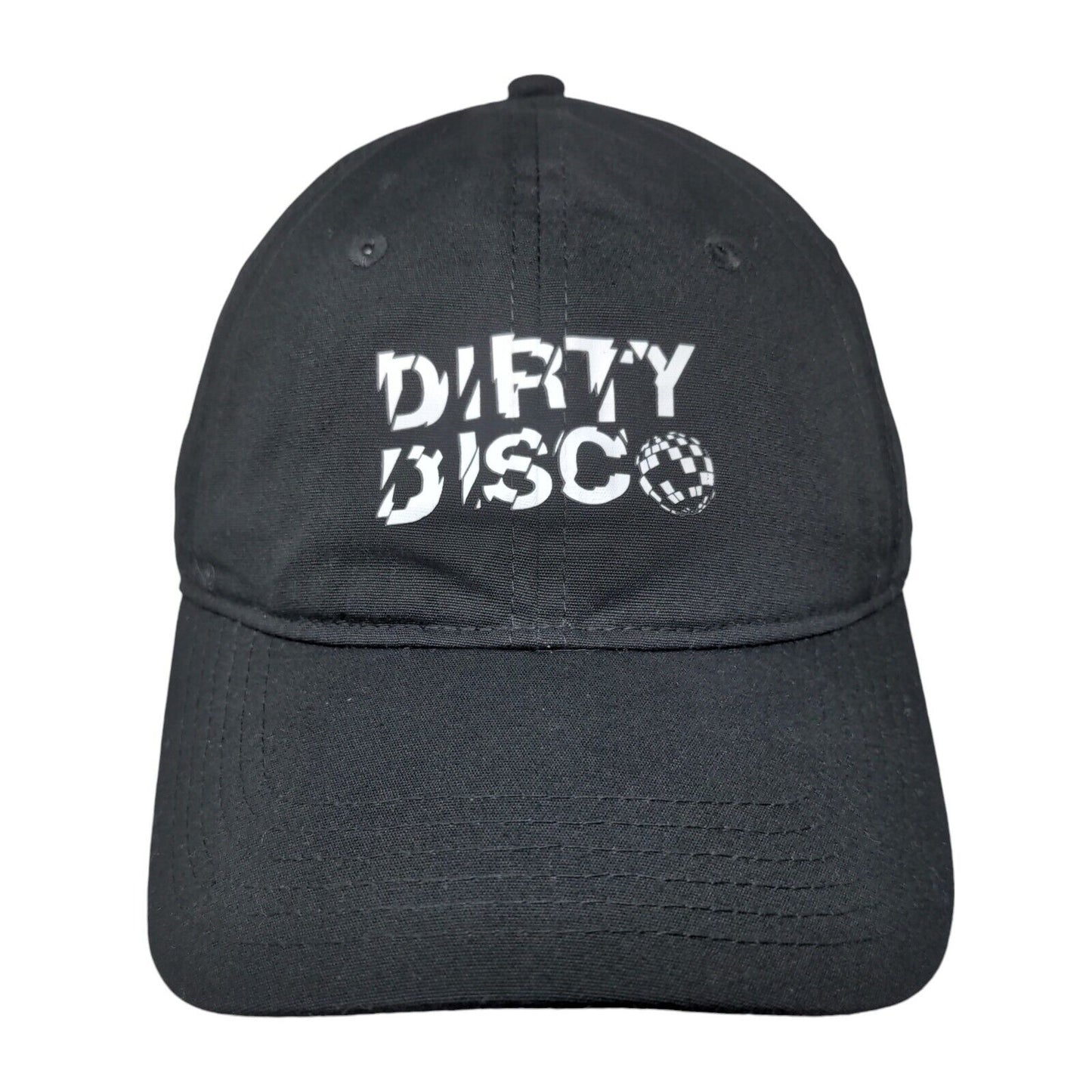 Dirty Disco Slideback Hat Black OSFA Adjustable 6 Panel AS Colour