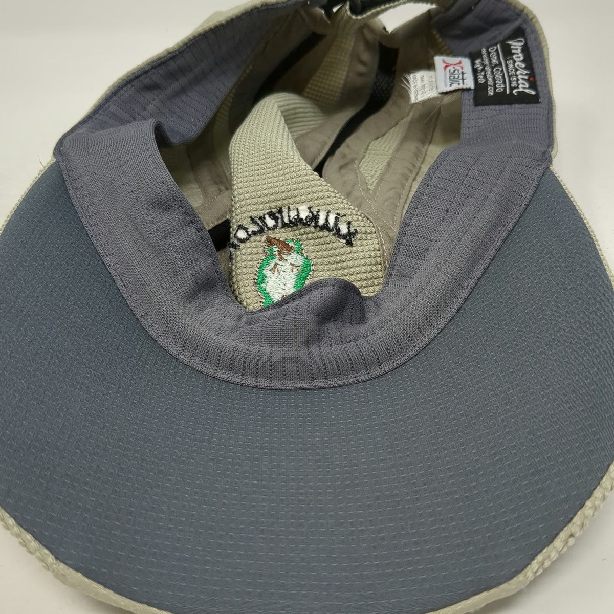 Imperial Baseball Cap Beige OSFM Kauai Hawaii Kukuiolono Golf Performance Hat