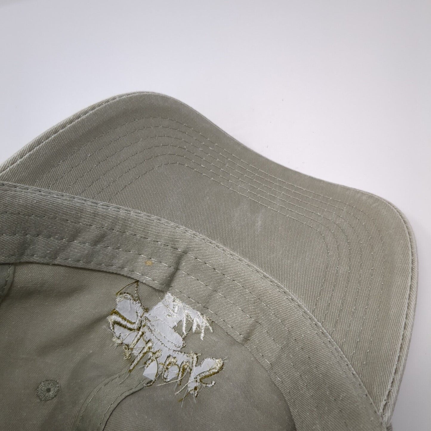 Silvey's Fly Fishing Strapback Hat Tan One Size Adjustable Fahrenheit