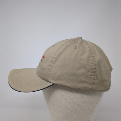 Idaho Governor's Challenge Strapback Hat Tan One Size Embroidered
