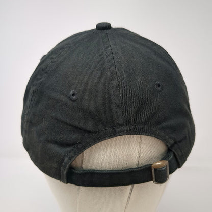 Lumi Sun Baseball Cap Black One Size Embroidered Yellow Orange Slideback Hat