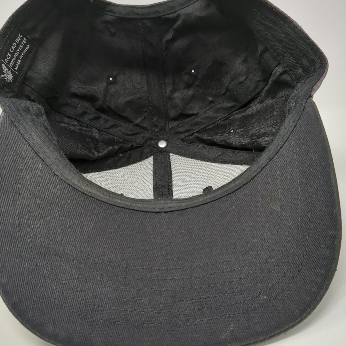 Ace Cap Inc Snapback Purple One Size Hat California Republic Bear Flat Brim