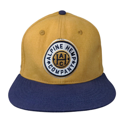 Alpine Hemp Company Snapback Hat Multi One Size Embroidered 6 Panel