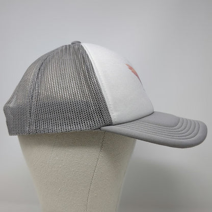 American Eagle Trucker Hat Gray One Size Sunset Eagle Graphic Mesh Foam Snapback