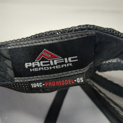 Pacific Headwear Trucker Hat Black One Size Snapback Mesh Merrick Logo Graphic