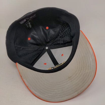 The Game Fitted Hat Orange Black Size M Embroidered Logo Lion O