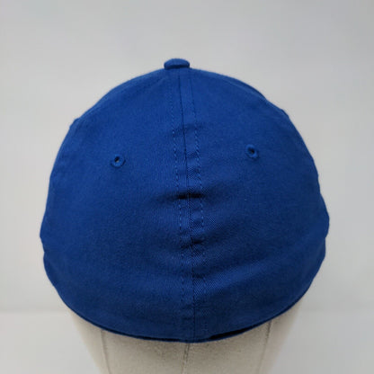 UC Fitted Hat Blue S/M Flexfit Embroidered Vented Holes 6 Panel Otto Cap