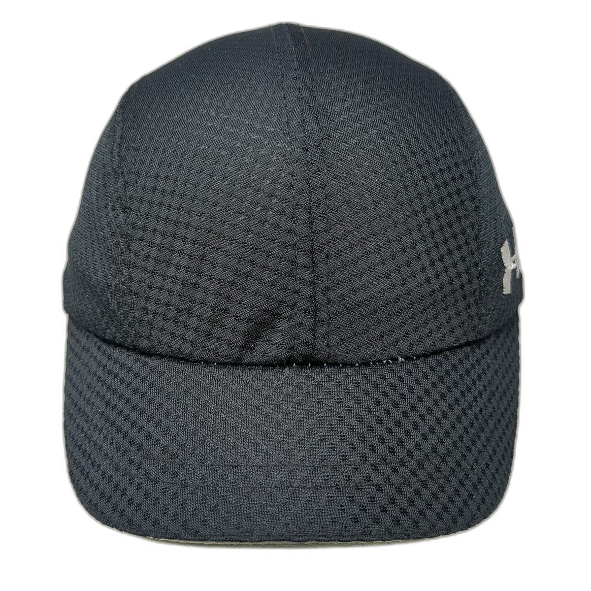 Under Armour Army Cap Black One Size Mesh Performance Sport Logo Adjustable Hat