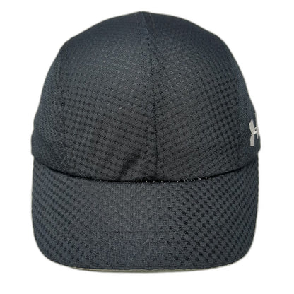 Under Armour Army Cap Black One Size Mesh Performance Sport Logo Adjustable Hat