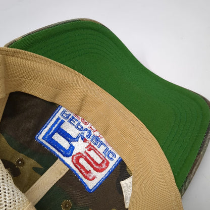 Headmost Trucker Hat Green Camo One Size Mesh Back Snapback Republic Storage