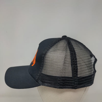 Blaze Pizza Snapback Trucker Hat Black OSFM Adjustable Embroidered Mesh Back Hit