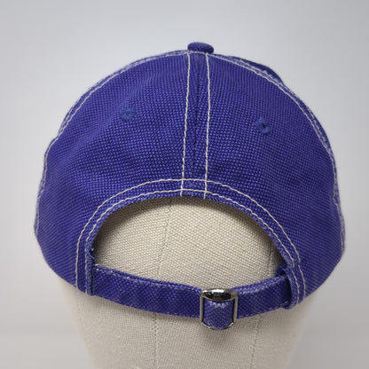 Monogram Slideback Baseball Cap Purple One Size Adjustable Embroidered Cobra