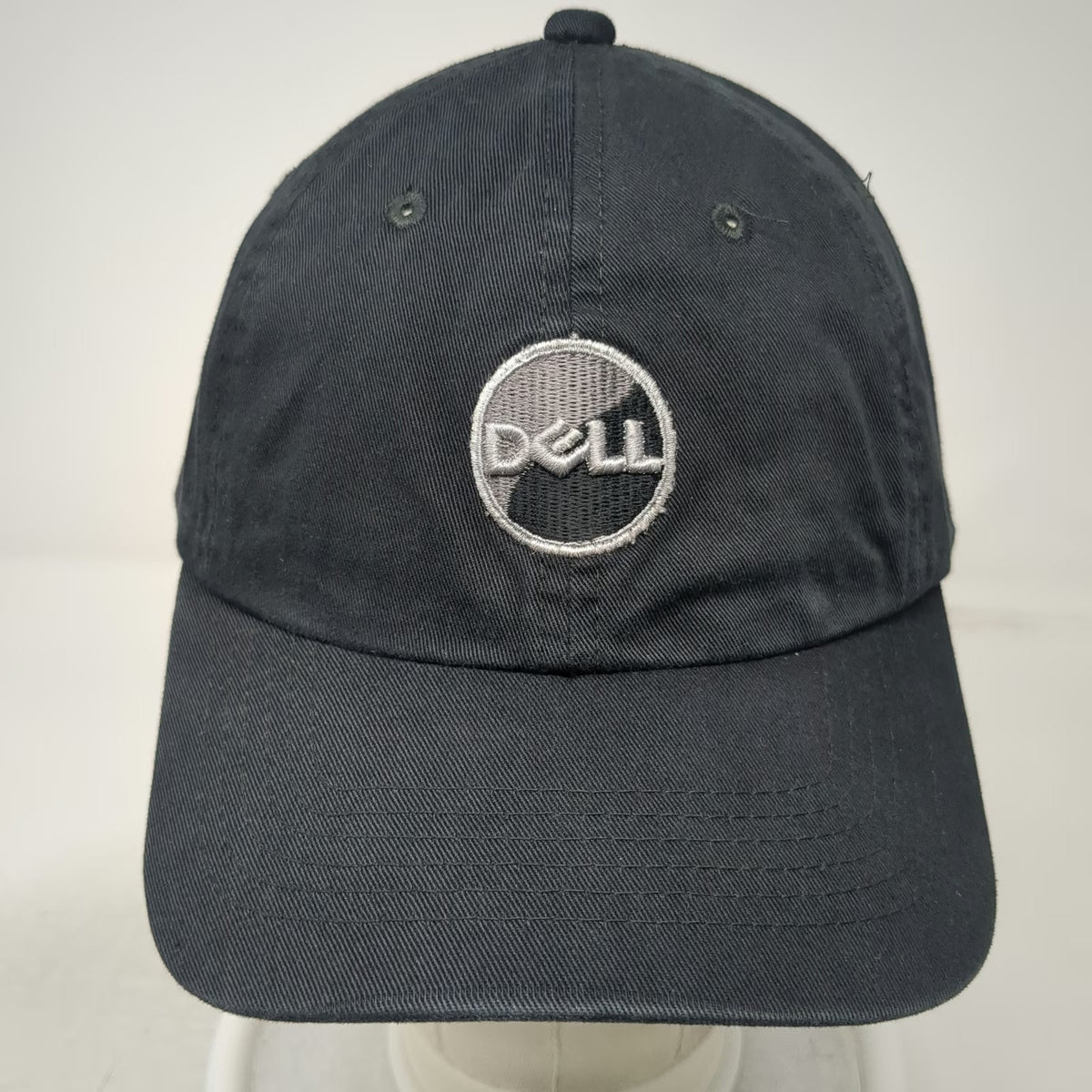 Headmaster Dell Logo Black Baseball Cap One Size Strapback Hat Cotton Computer
