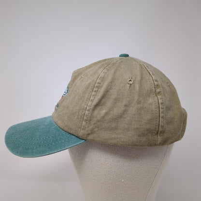 Lazlo's Brewery & Grill Slideback Hat Multi One Size Leather Strap Adams