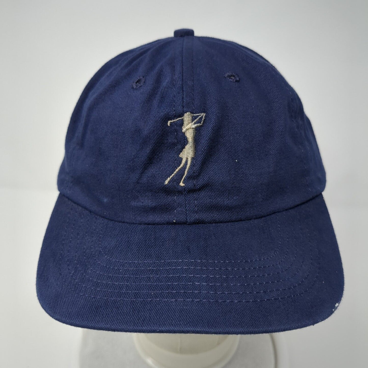Lady Fairway Golf Slideback Hat Blue One Size Adjustable Embroidered