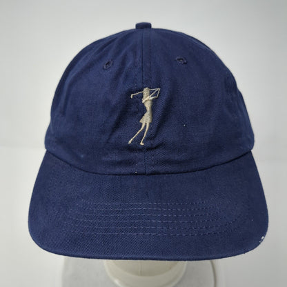 Lady Fairway Golf Slideback Hat Blue One Size Adjustable Embroidered