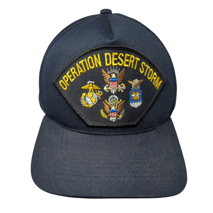 Operation Desert Storm Snapback Hat Blue OS Adjustable Embroidered Northstar