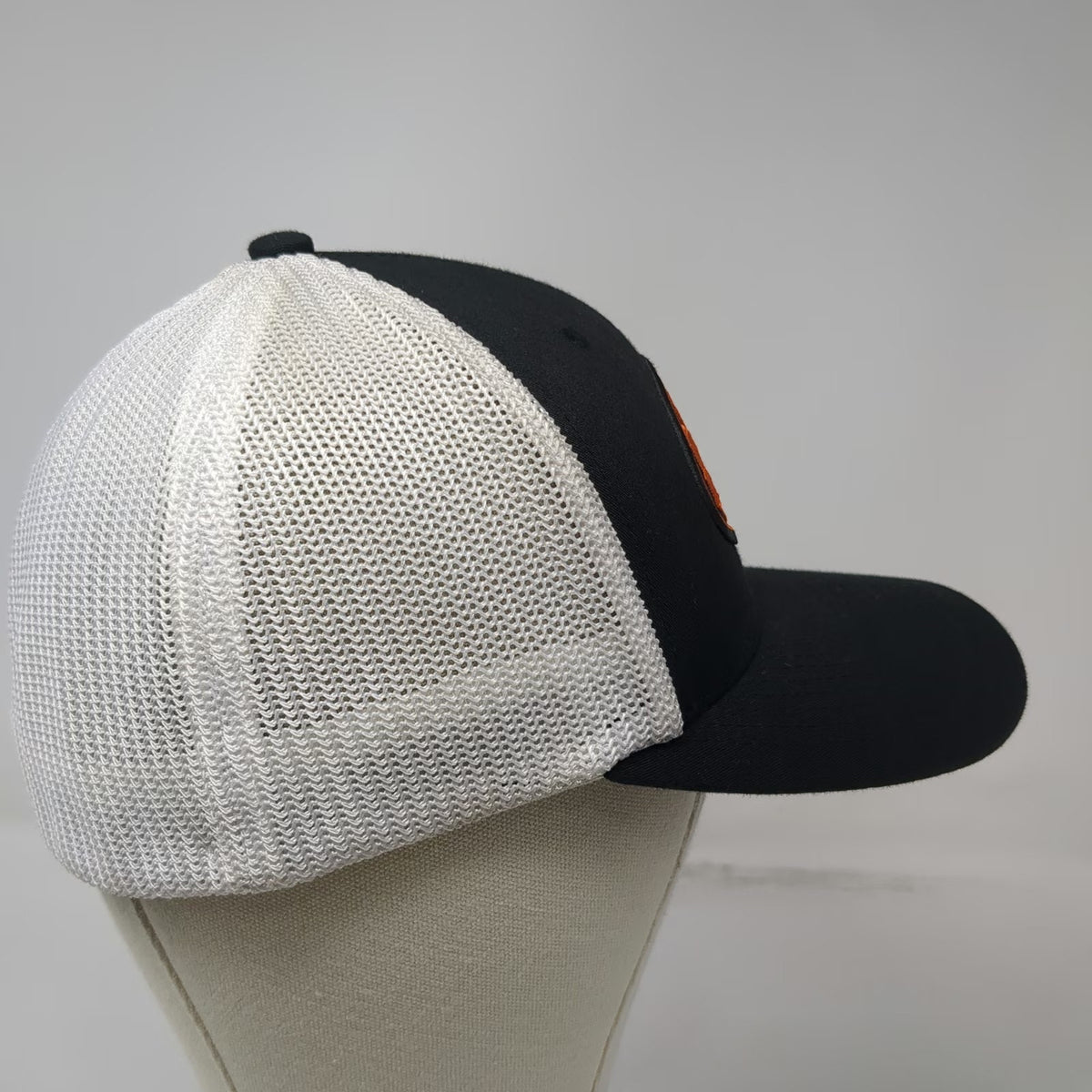 Flexfit Baseball Cap Black One Size Ritchie Bros Mesh Back Patch Hat Yupoong