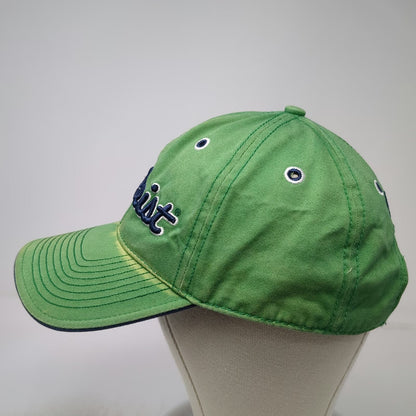 Titleist Baseball Cap Green One Size Blue Logo Slideback Curved Bill Golf Hat