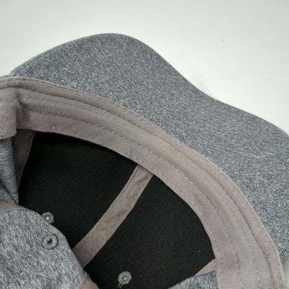 Baseball Cap Gray One Size Blank Jersey Sport Strapback Stretch Performance Hat