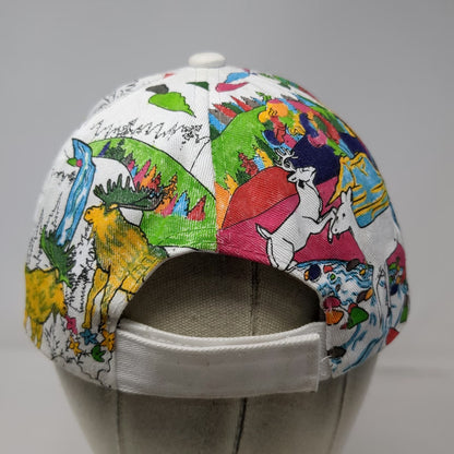 Capsmith Grizzly Wolf Discovery Center Baseball Cap Hat Multicolor One Size