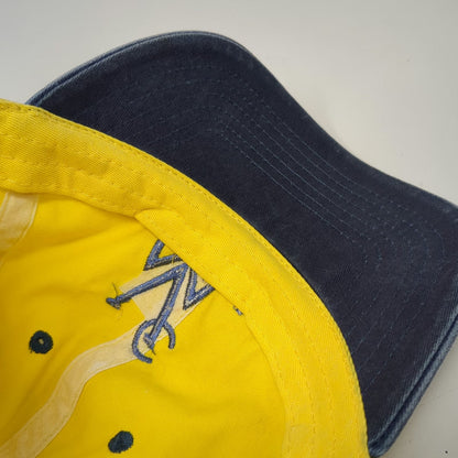 Newhattan Baseball Cap Yellow Blue One Size VMC Victory Changed My Life Hat