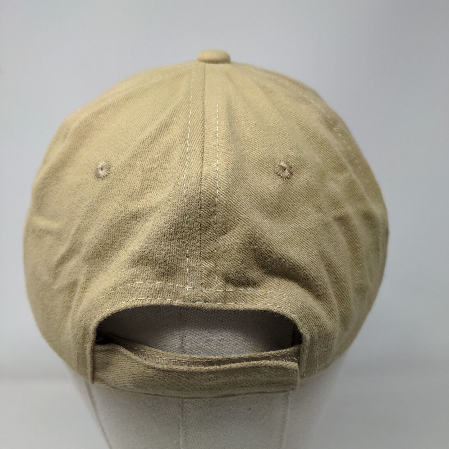 Century Link Strapback Hat Tan One Size Adjustable Embroidered 6 Panel