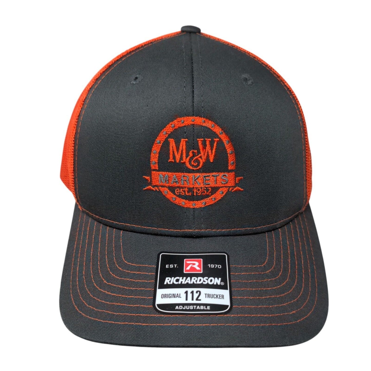 M&W Markets Snapback Trucker Hat Multicolor Adjustable Richardson