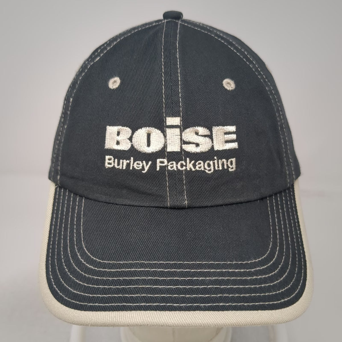 Port Authority Baseball Cap Black One Size Strapback Boise Burley Packaging Hat
