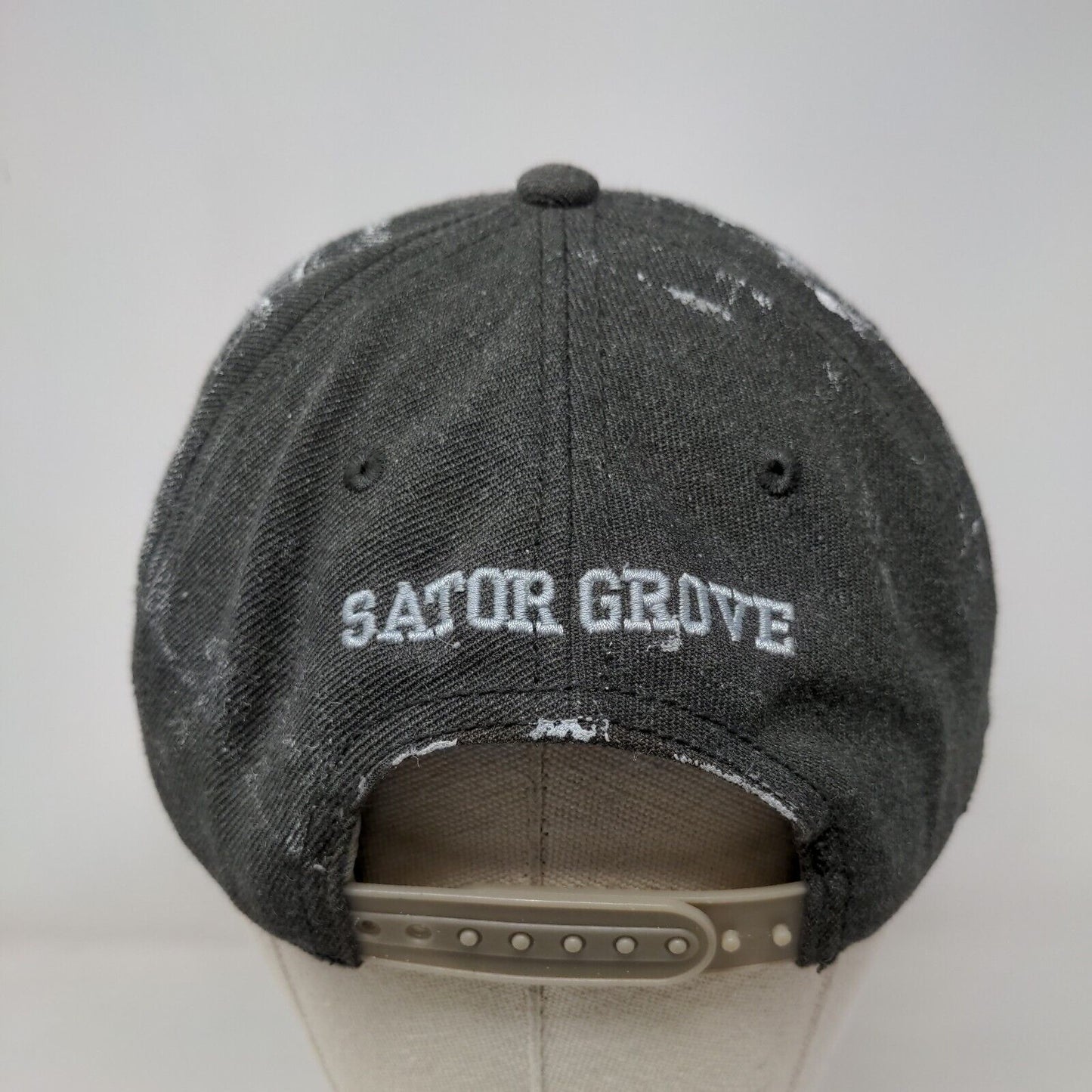 Sator Grove Snapback Hat Gray OSFM Embroidered Pacific Headwear