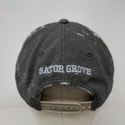 Sator Grove Snapback Hat Gray OSFM Embroidered Pacific Headwear