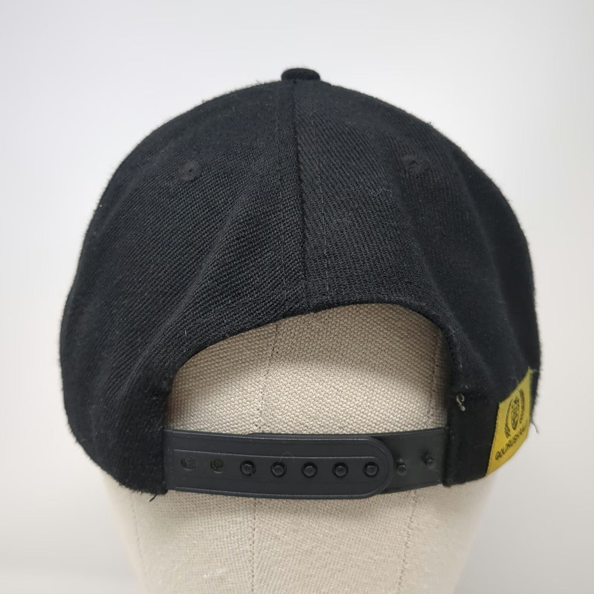 GRX Snapback Black One Size GoldRush Rally Embroidered Shield Laurel Wreath Hat