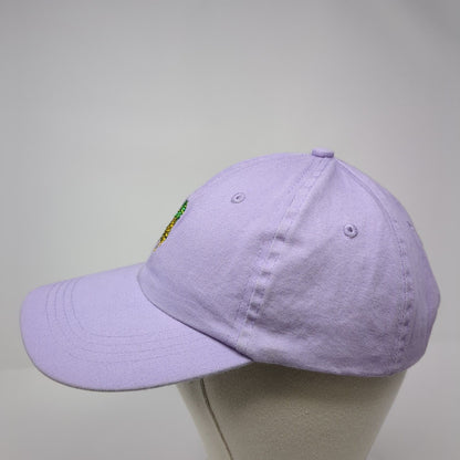 Pineapple Slideback Hat Purple One Size Adjustable Embroidered Cotton-On