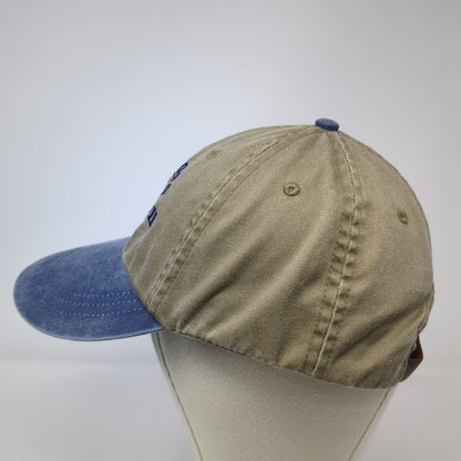 Yawgoog Hiker 2011 Baseball Cap Beige Blue One Size Slideback Embroidered Hat