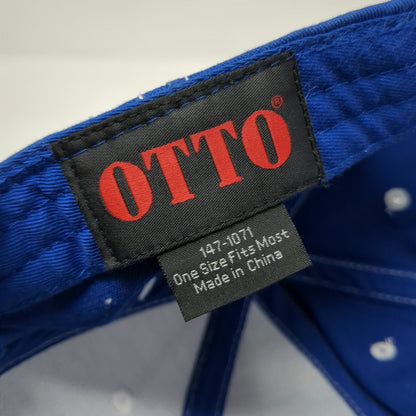 Otto Blue Baseball Cap One Size Toronto Huskies Contrast Stitching Sandwich Hat