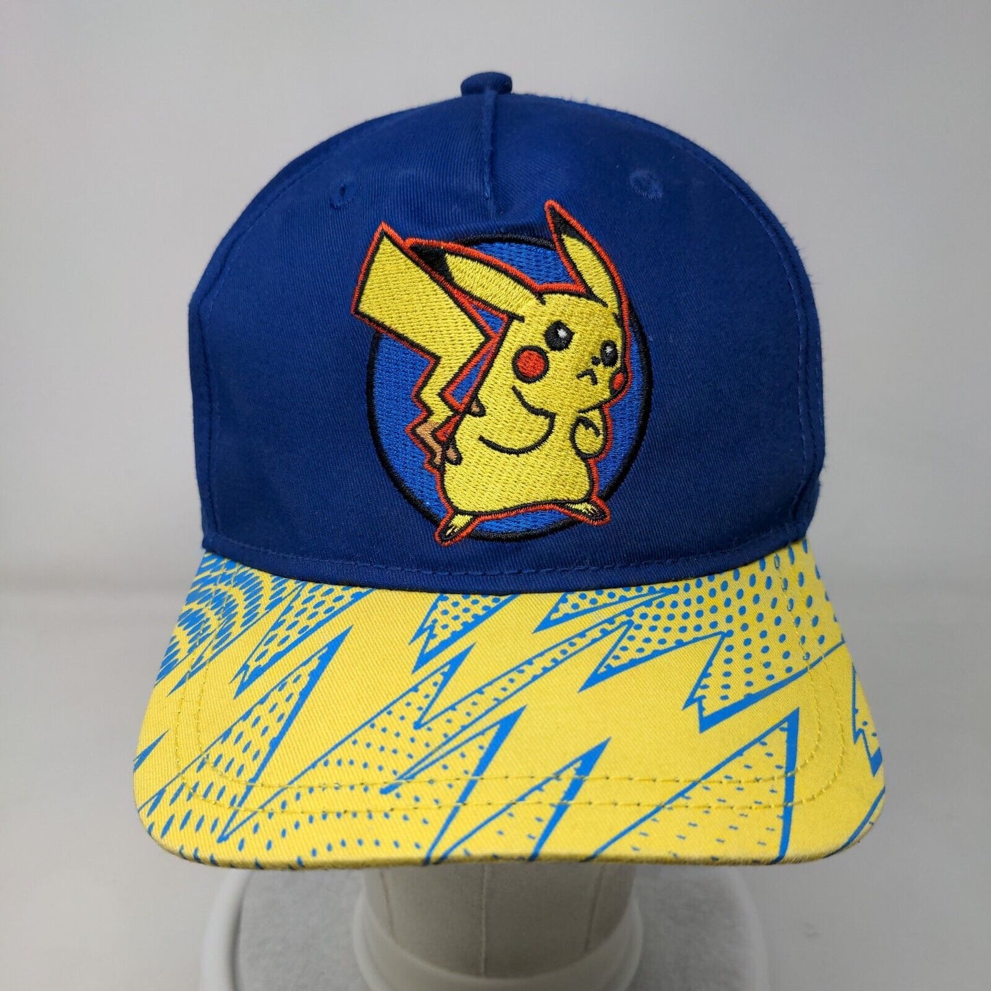 Pokemon Pikachu Youth Snapback Hat Multi OSFM Adjustable Colorblock