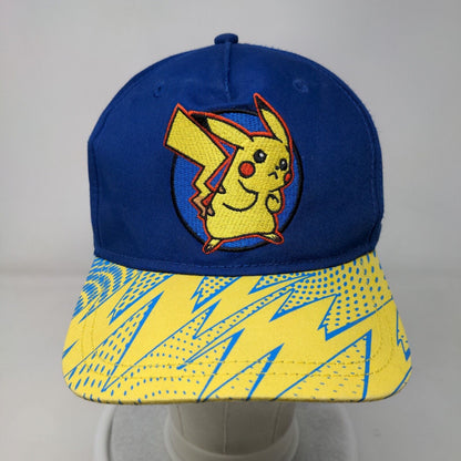 Pokemon Pikachu Youth Snapback Hat Multi OSFM Adjustable Colorblock