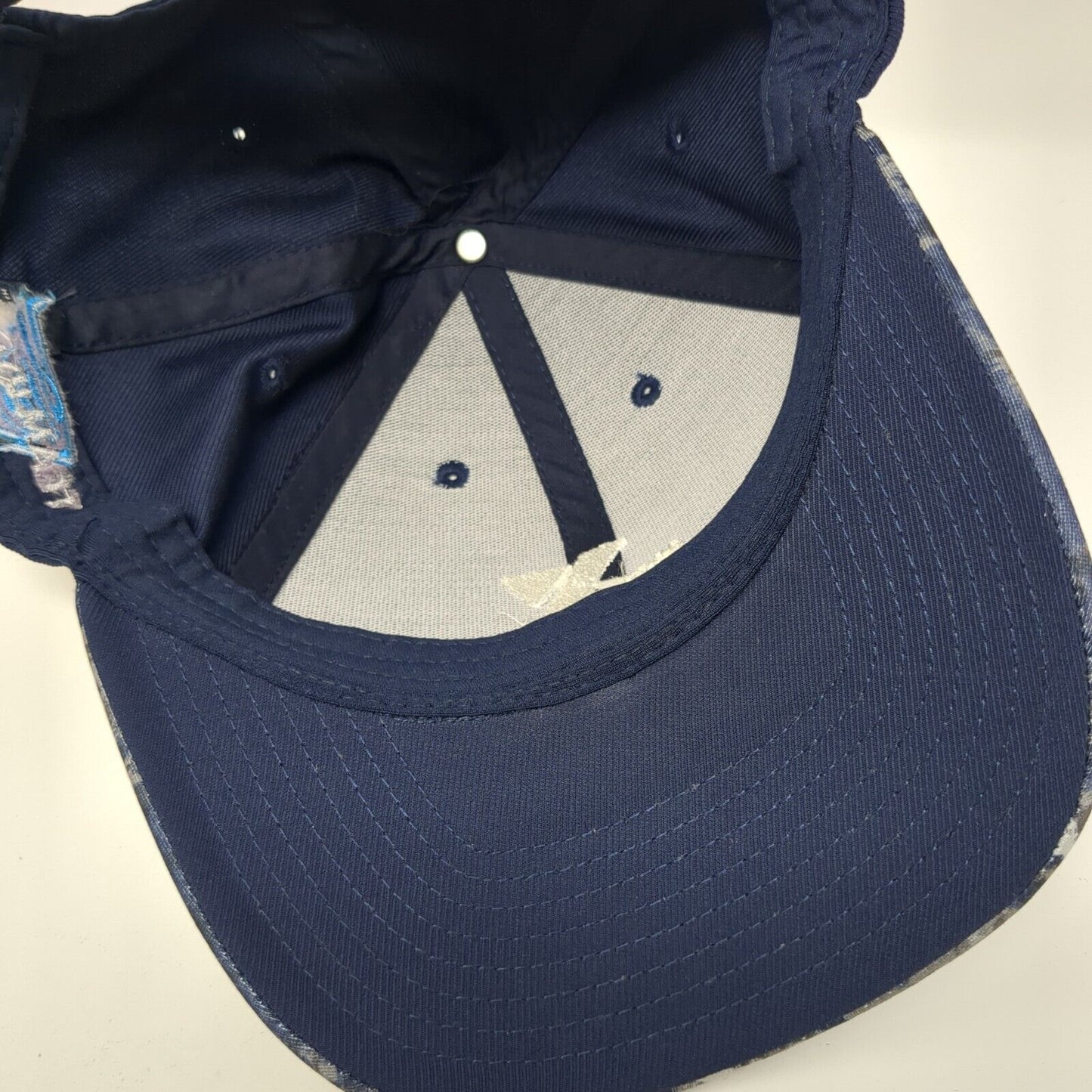 The YMCA Team Idaho Strapback Hat Blue One Size Adjustable Embroidered Sport-Tek