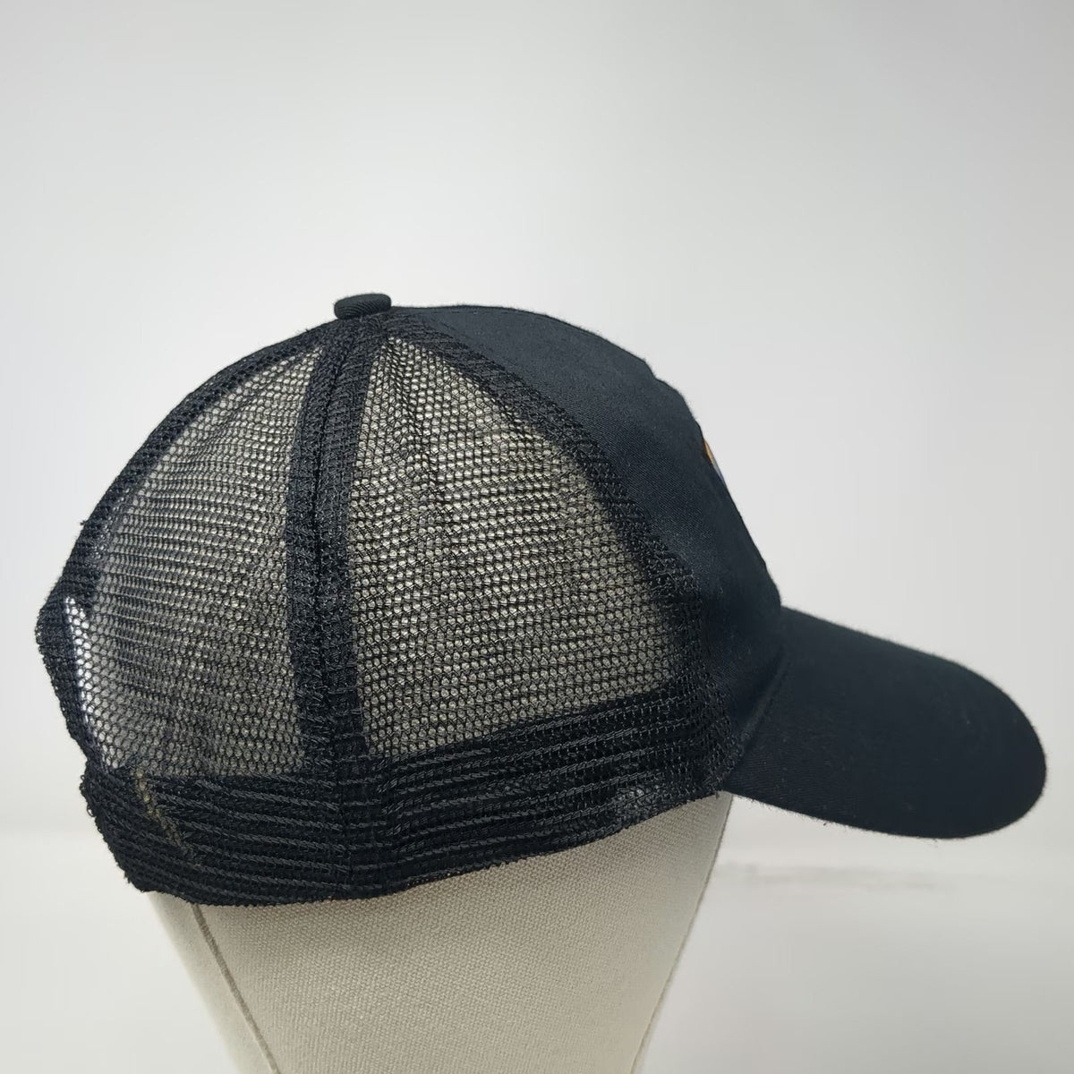 Liberty University Trucker Hat Black One Size Mesh Back Snapback Mountain Patch