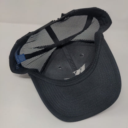 WV Snapback Mesh Back Trucker Hat Black One Size Solid Port Authority