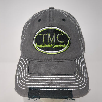 TMC Turnage Materials & Contractors Inc. Slideback Hat Gray One Size