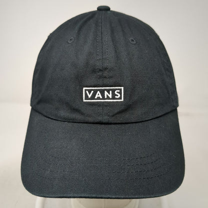 Vans Baseball Cap Black One Size Slideback Cotton Logo Embroidered Patch Hat