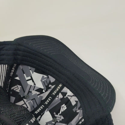 43 Inc Snapback Mesh Back Trucker Hat Black OSFM Adjustable Mission 43
